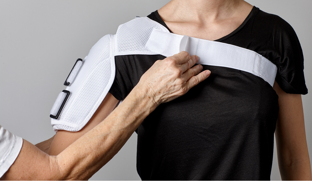 Shoulder and upper arm brace guidelines for use (Sarmiento brace)